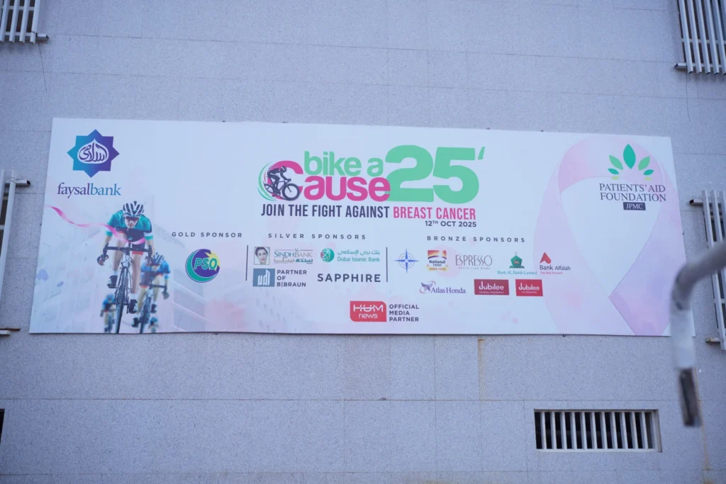 Faysal Bank X Patients’ Aid ‘Bike a Cause 25’  Unites Karachi Kay Dost Against Breast Cancer