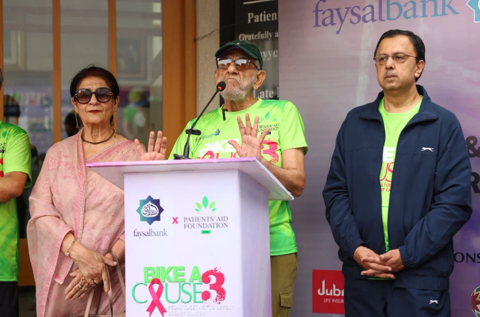Breast cancer fundraising ride Bike a Cause 26 JPMC Patients Aid Foundation
