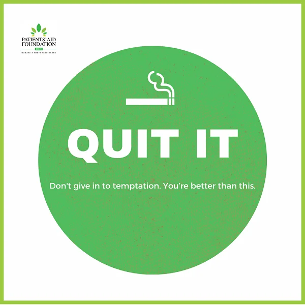Patients' Aid Foundation - Worlds No Tobacco Day