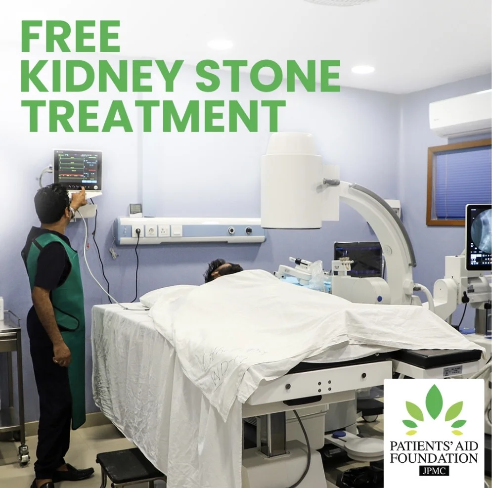 Patients’ Aid Free Kidney Stone Surgery Lithotripsy at JPMC